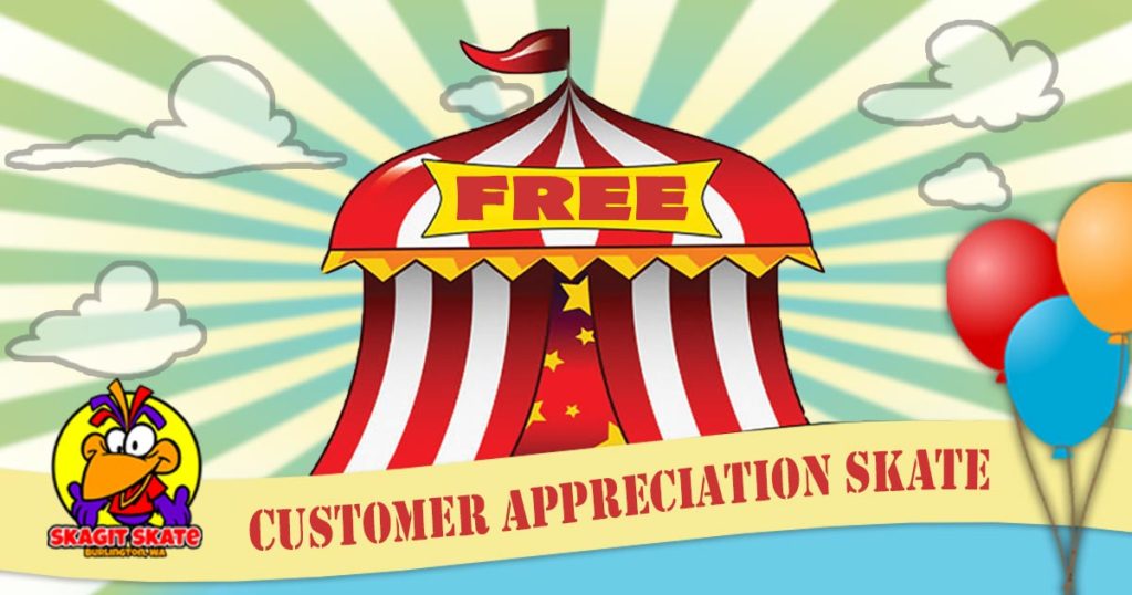 Customer Appreciation Skate Social Post Image